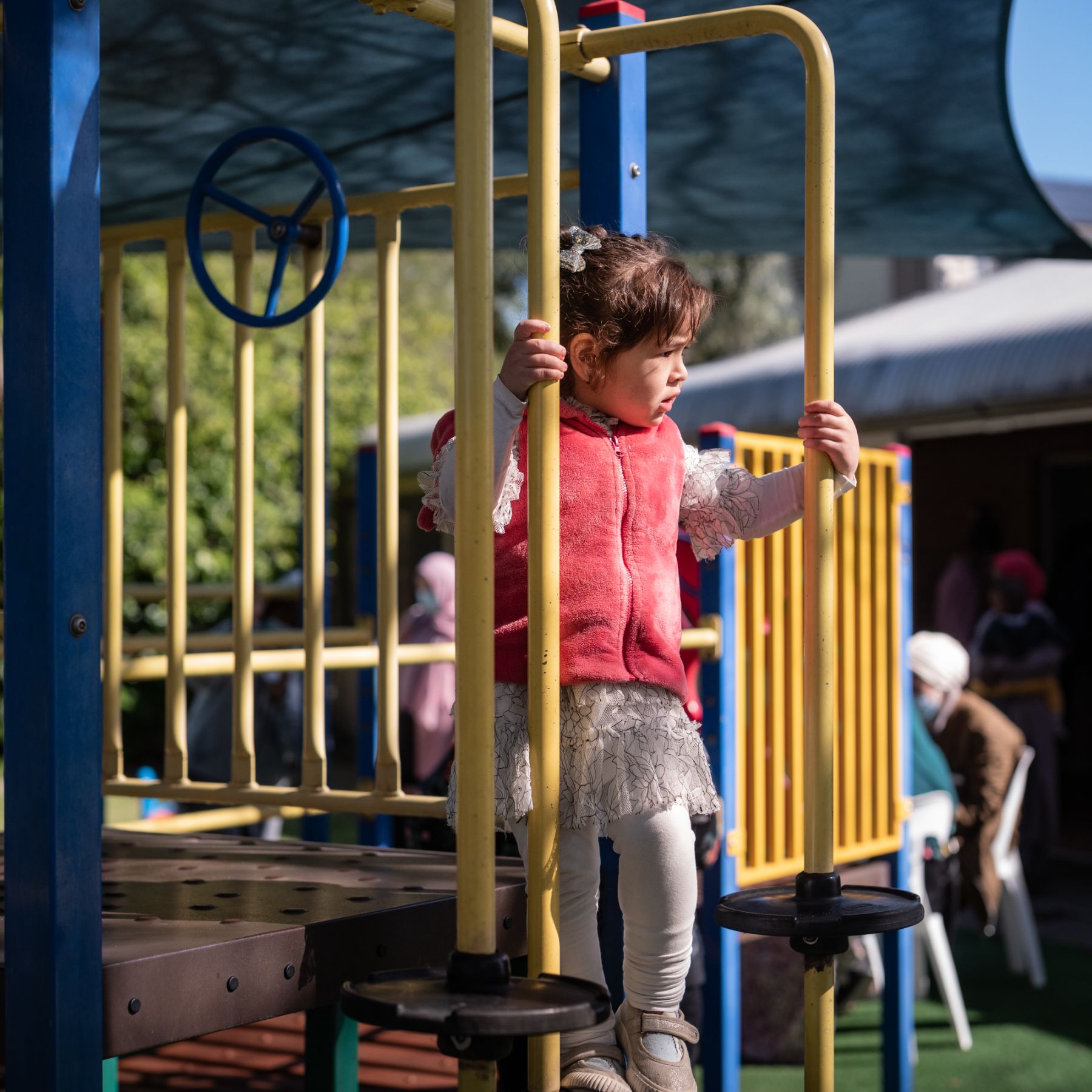 Girl on playground