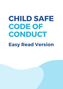 Code of Conduct Easy Read cover